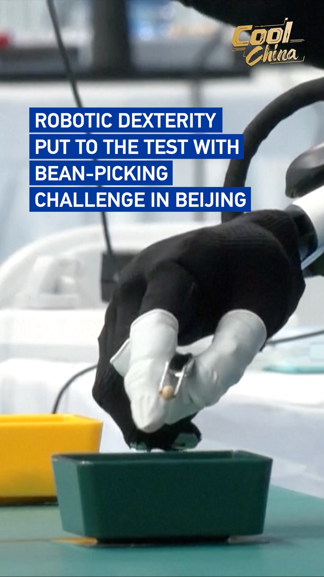 Robotic dexterity put to test with bean-picking challenge in Beijing