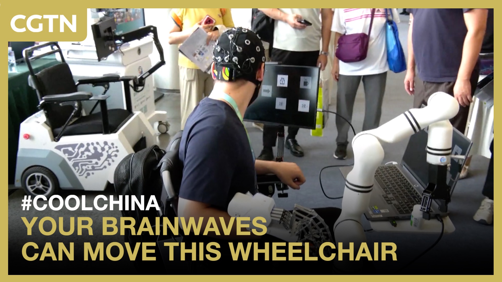 Your brainwaves can move this wheelchair