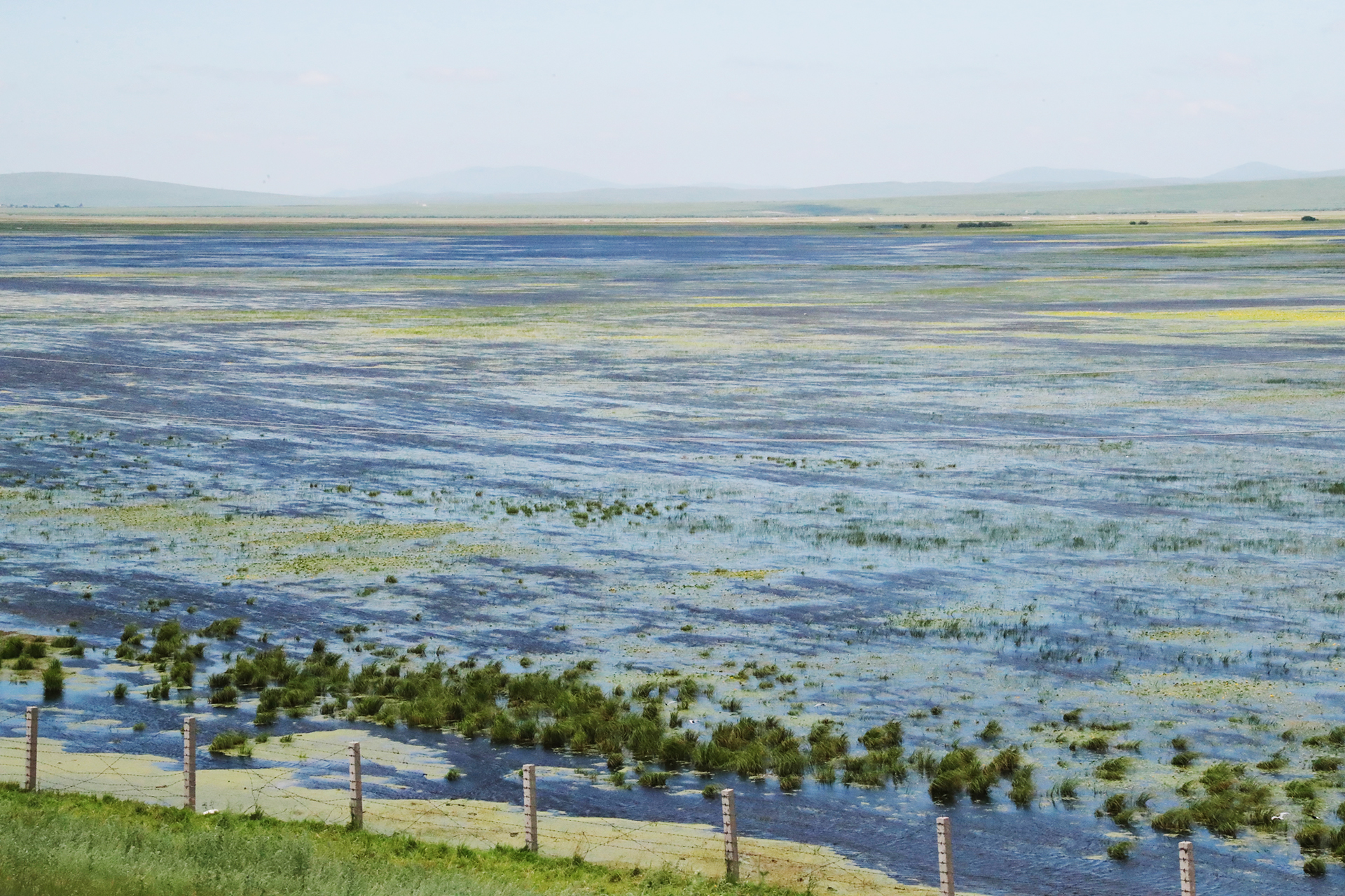 A view of the Ergun River from Hulunbuir, Inner Mongolia. /CGTN