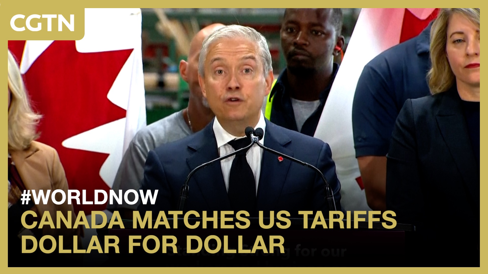 Canada matches US tariffs dollar for dollar