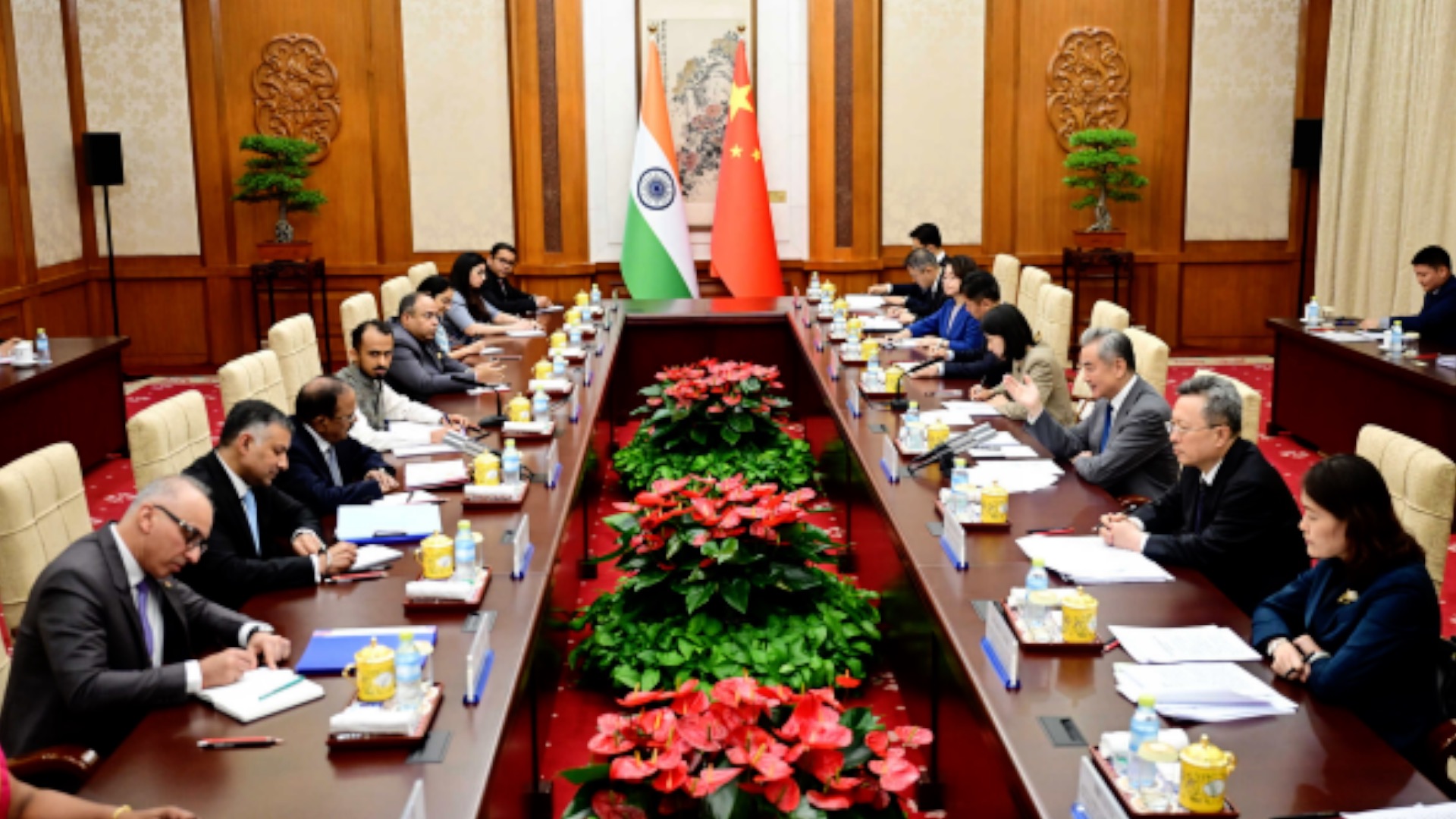 The 25th round of talks between the special representatives of China and India on the boundary question is held in Beijing, capital of China, August 25, 2026. /Chinese Foreign Ministry