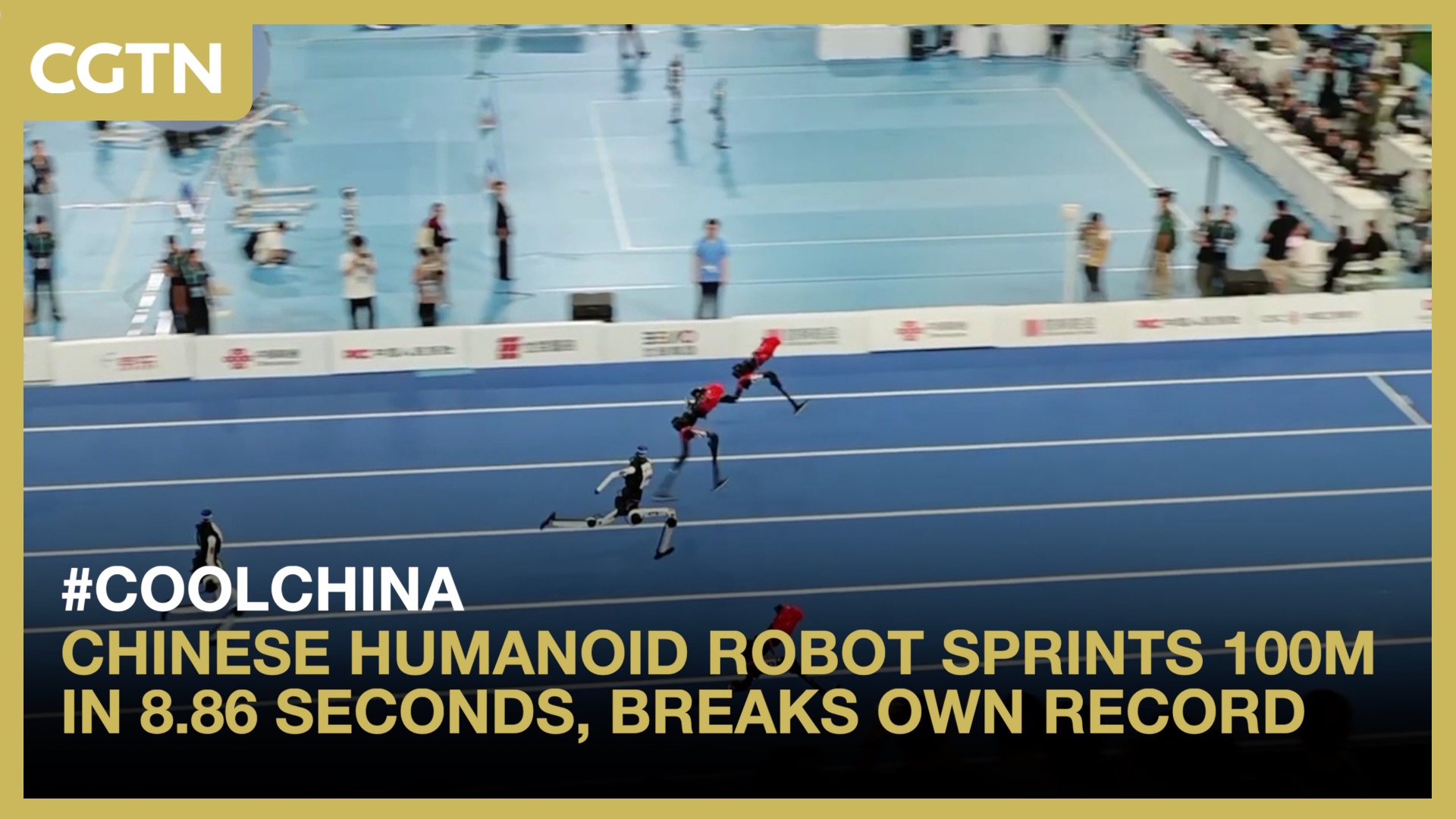 Chinese humanoid robot sprints 100m in 8.86 seconds, breaks own record