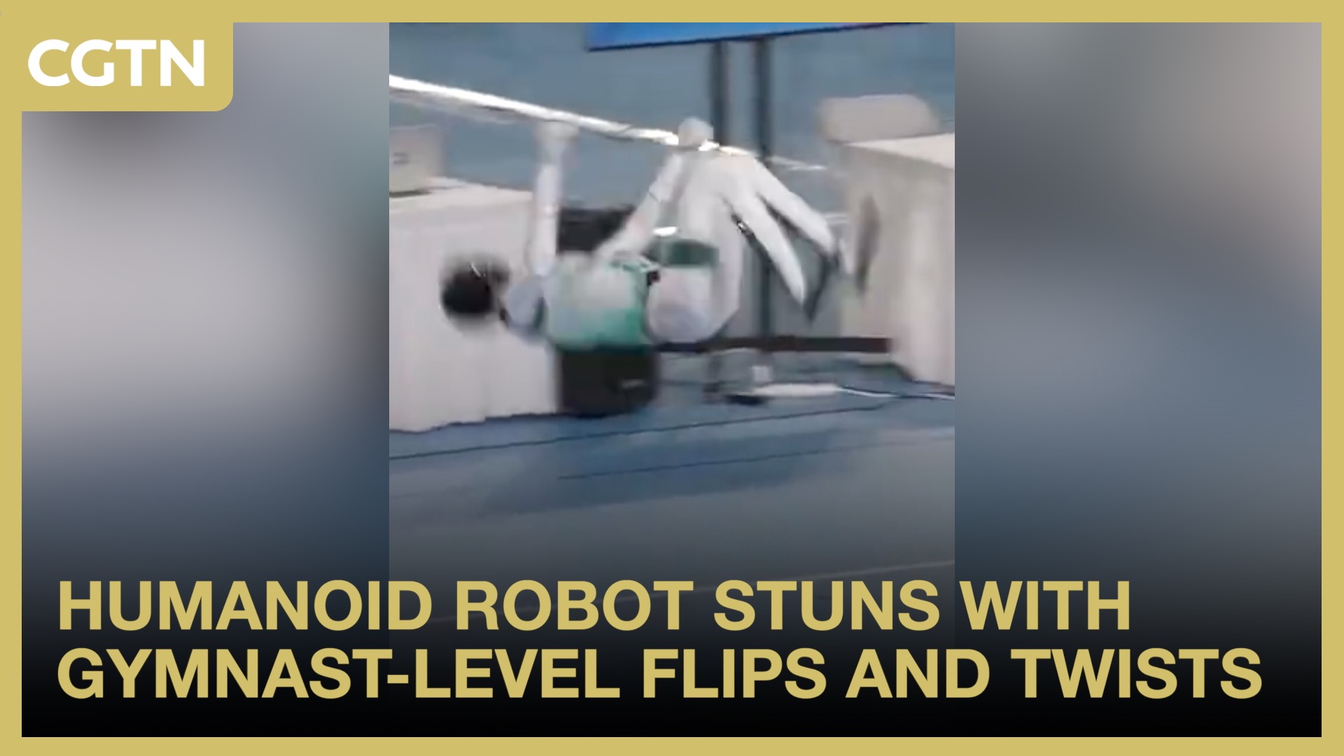Humanoid robot stuns with gymnast-level flips and twists