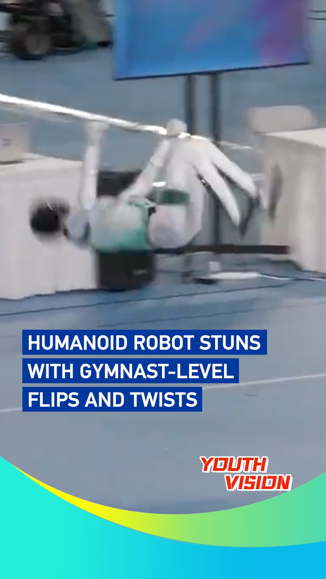 Humanoid robot stuns with gymnast-level flips and twists