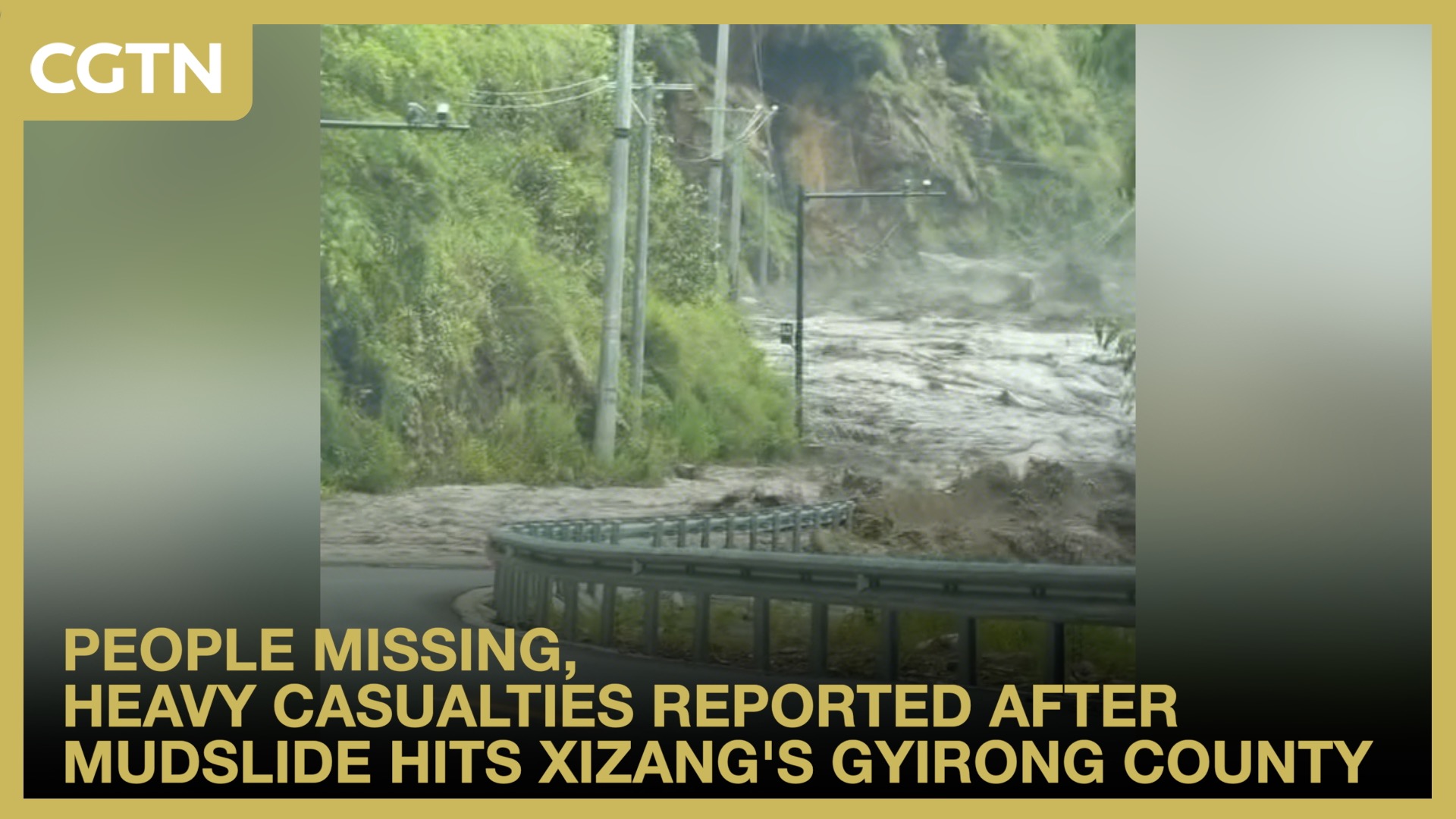 People missing, casualties after mudslide hits Xizang's Gyirong Port