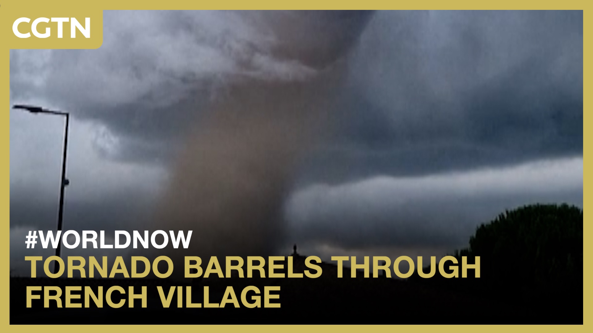 Tornado barrels through French village