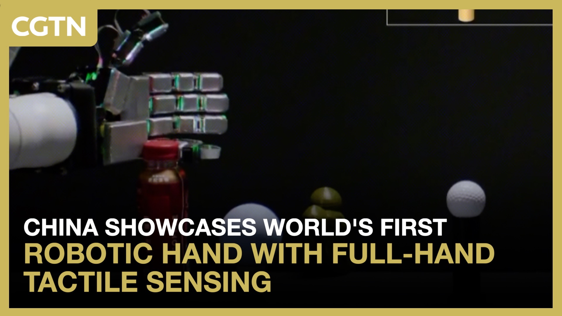China debuts world's 1st robotic hand with full-hand tactile sensing