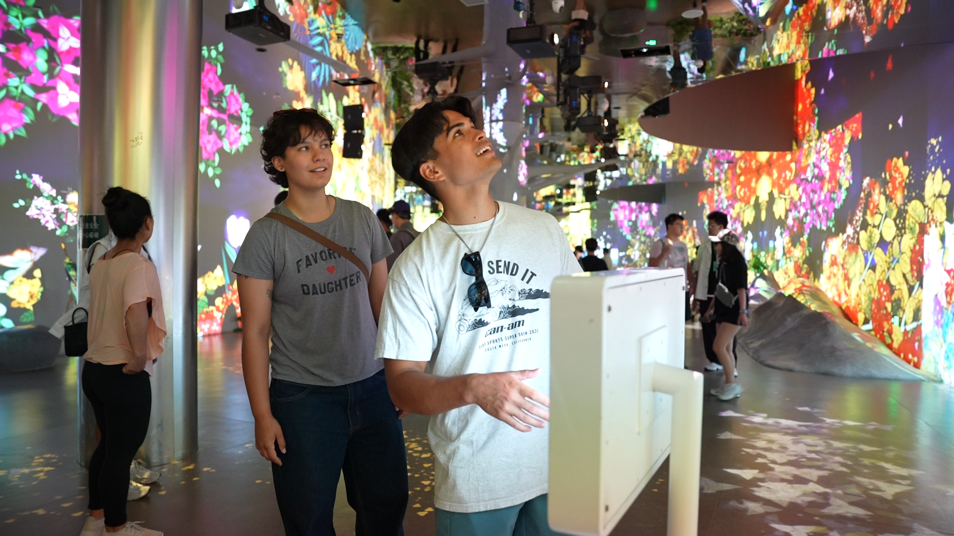 Young US tech representatives at Yazhou Bay Science and Technology City in Sanya, July 30, 2026. 