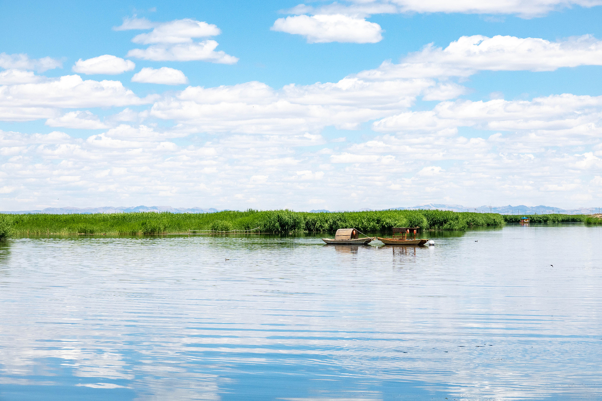 A view of the Ulan Suhai Lake, Inner Mongolia Autonomous Region, north China, June 6, 2026. /VCG