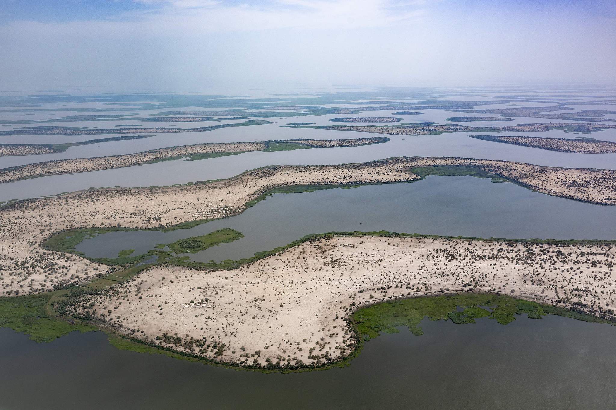 A view of Lake Chad in the Sahelian zone of west-central Africa, June 18, 2025. /VCG