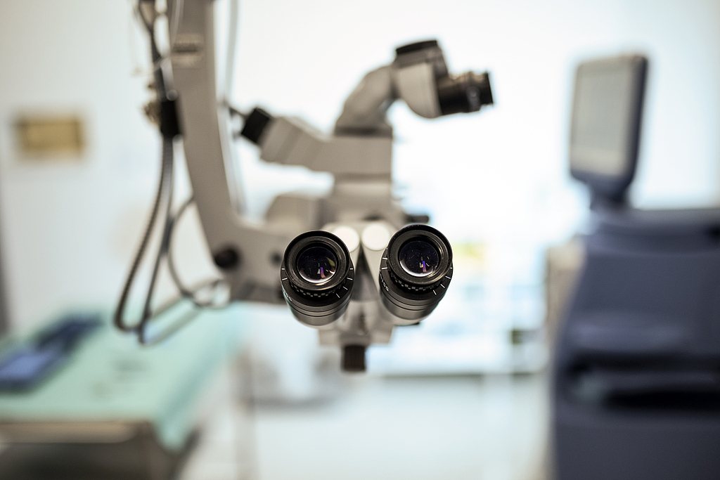 An ophthalmic device for eye examination. /CFP