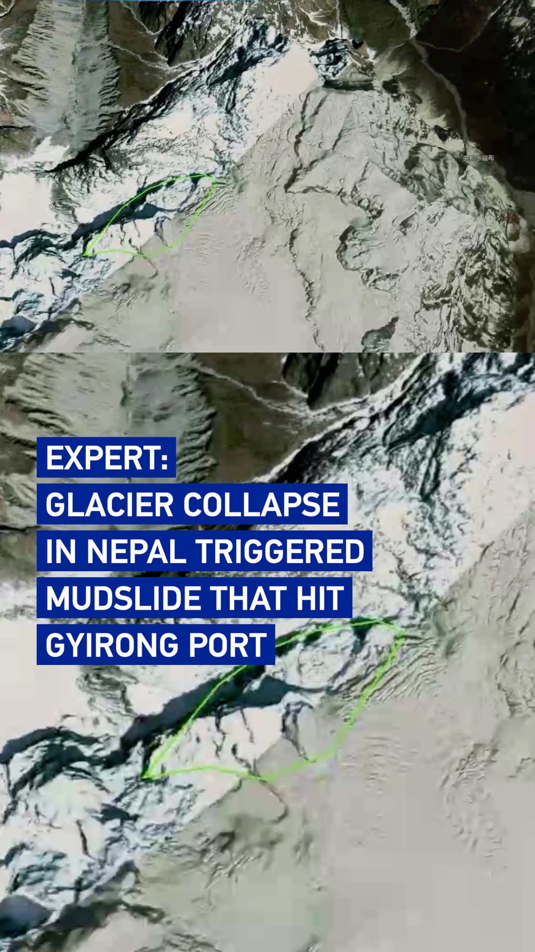 Expert: Glacier collapse in Nepal triggered mudslide that hit Gyirong Port