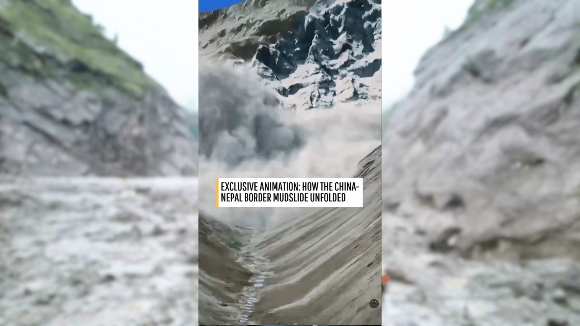 Animation shows how deadly Nepal mudslide happened