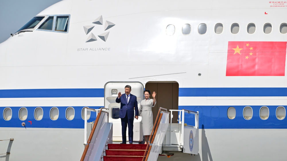 President Xi arrives in Kyrgyzstan for SCO summit, state visit