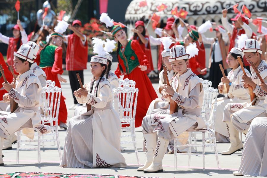 Chinese President Xi Jinping arrives in Bishkek for the Shanghai Cooperation Organisation (SCO) Summit 2026 and a state visit to Kyrgyzstan upon the invitation of President Sadyr Japarov of Kyrgyzstan, August 30, 2026. /Xinhua