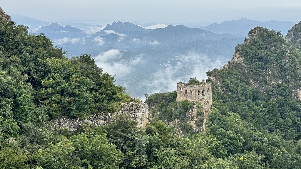 A section of the ancient Great Wall in Luanping County, Chengde, north China's Hebei Province, August 29, 2026. /VCG