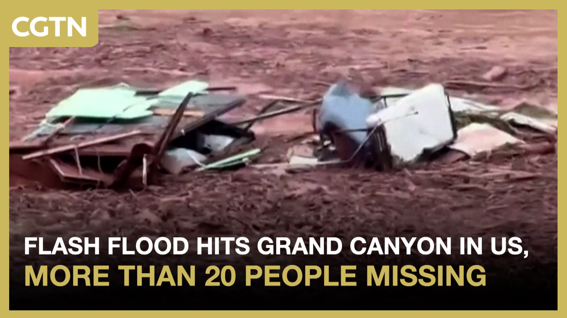 Flash flood hits Grand Canyon in US, more than 20 people missing