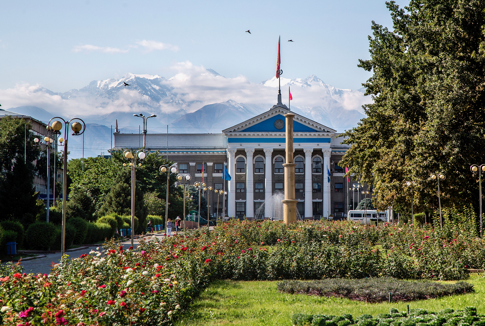 Bishkek City Hall, Kyrgyzstan. /VCG