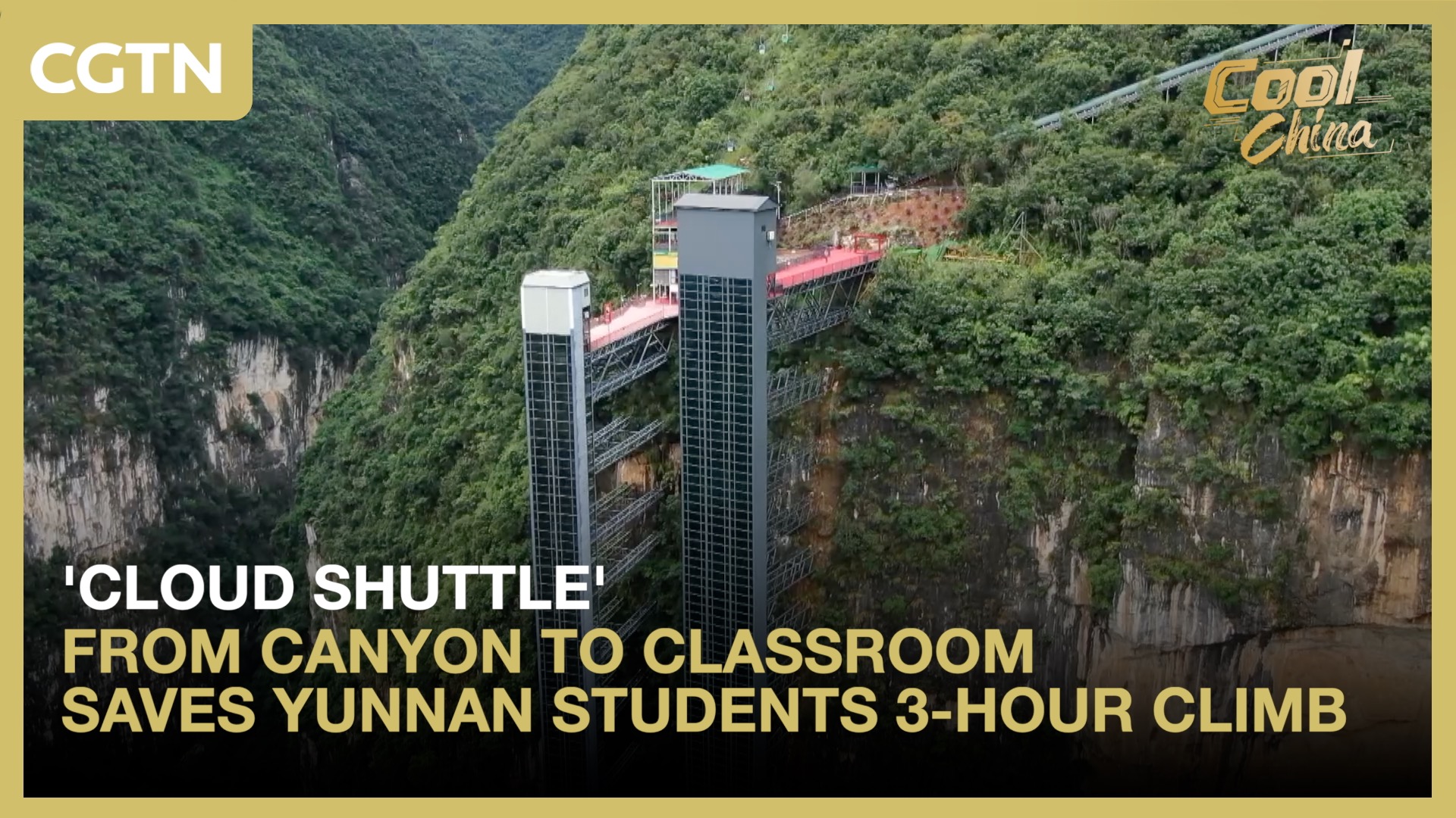 'Cloud shuttle' from canyon to classroom saves students a 3-hour climb