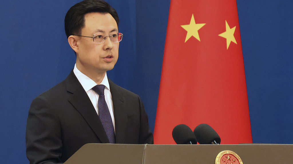 File photo of Guo Jiakun, spokesperson for the Chinese Ministry of Foreign Affairs. /VCG