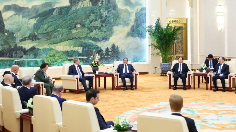 Chinese premier meets delegation of US-China Business Council