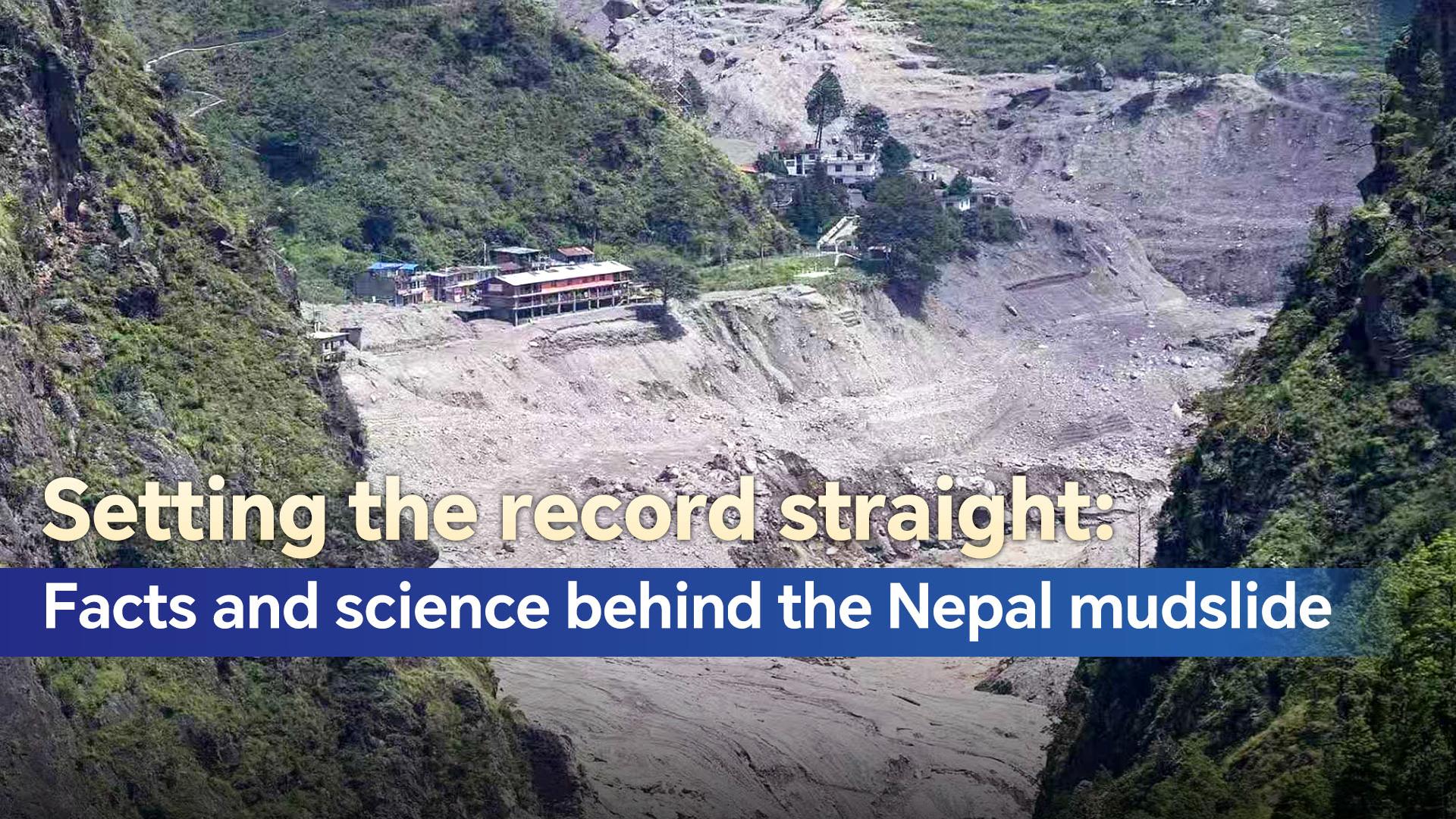 Setting the record straight: Facts and science behind the Nepal mudslide