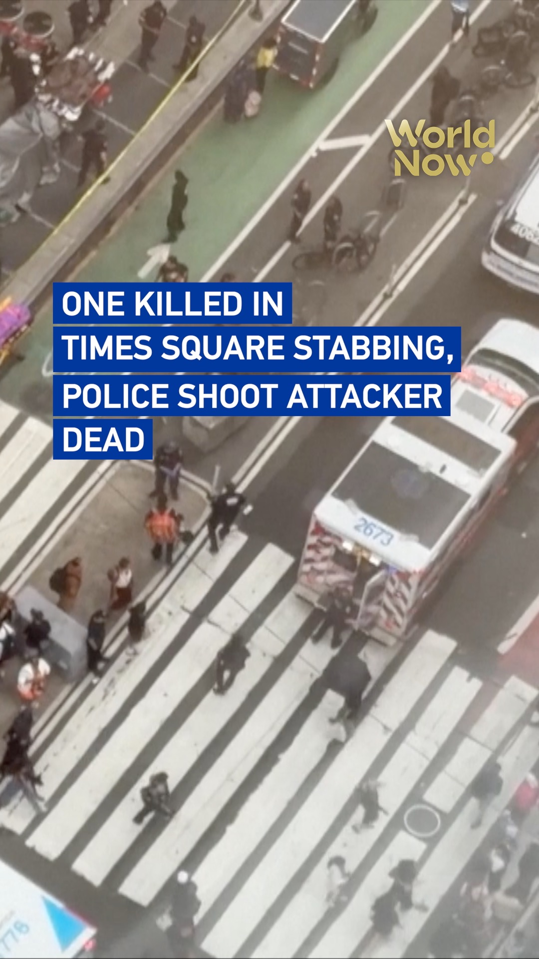 One killed in Times Square stabbing, attacker shot dead by police