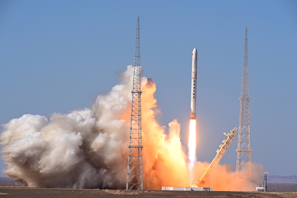 The PALLAS-1 Y1 liquid carrier rocket blasted off from the Dongfeng commercial space innovation pilot zone in northwest China, September 1, 2026. Wang Jiangbo/CGTN