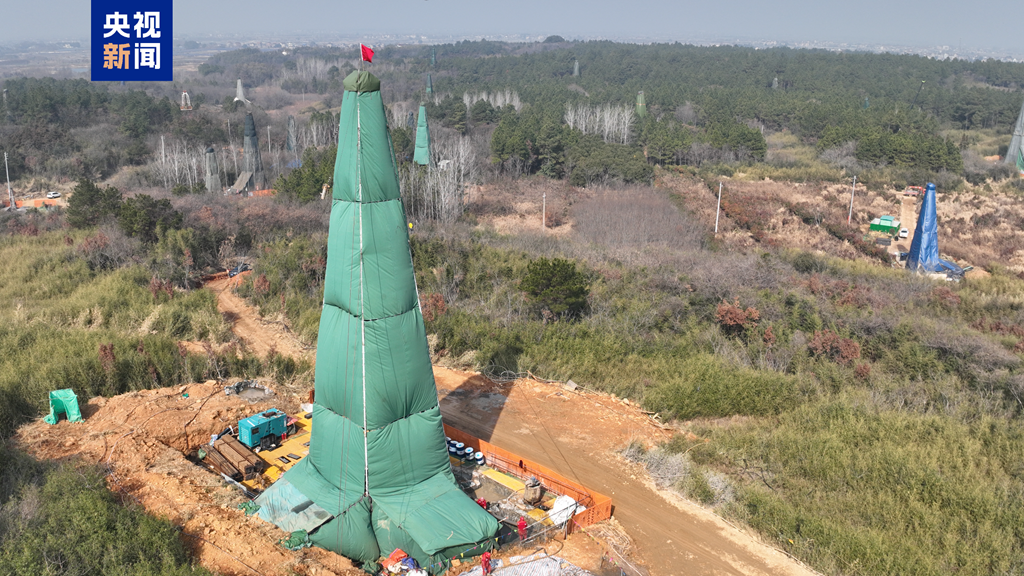 Chating copper-gold deposit in east China's Anhui Province. /CMG