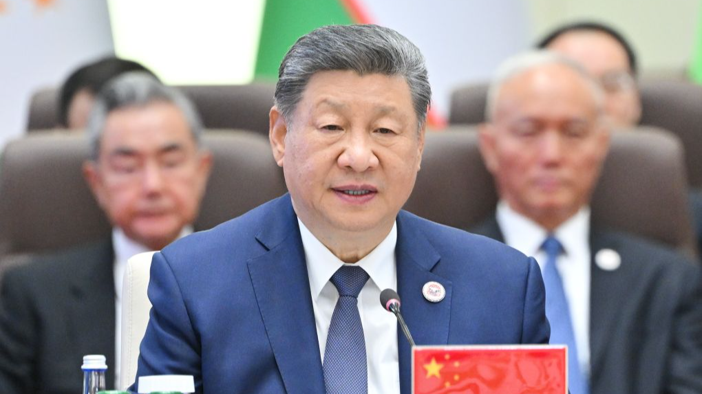 Chinese President Xi Jinping delivers a speech during the Shanghai Cooperation Organization (SCO) Plus meeting in Bishkek, Kyrgyzstan, September 1, 2026. /Xinhua