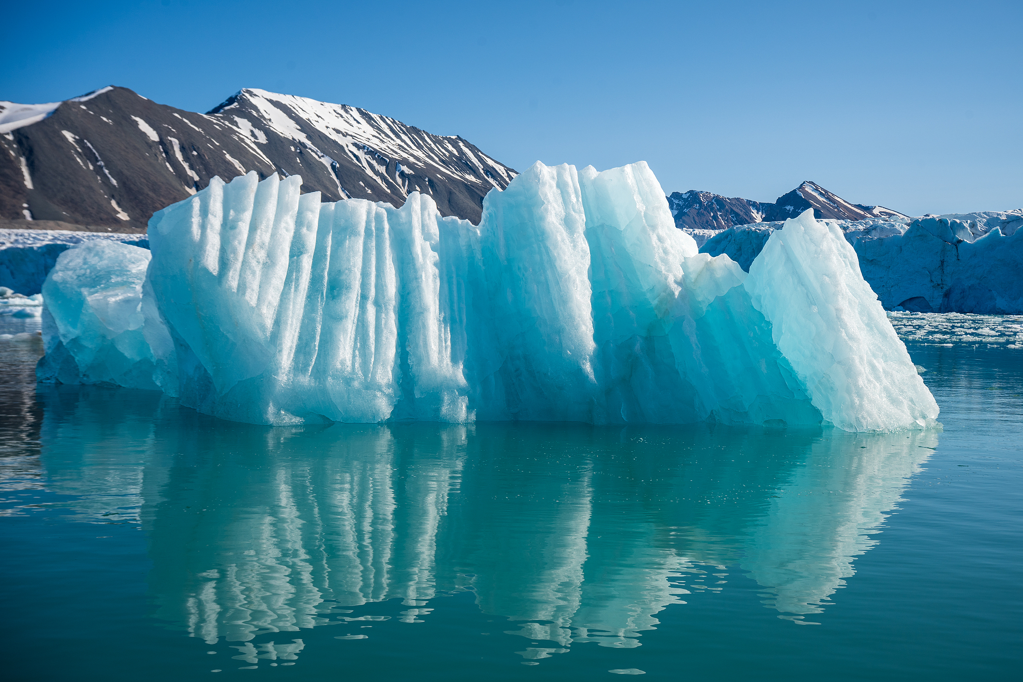 The retreating Monaco Glacier in Svalbard, Norway, July 29, 2026. /VCG