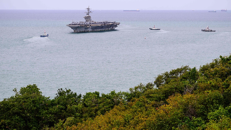 USS Abraham Lincoln docks in Thailand after brutal 286-day deployment