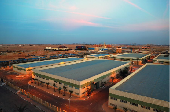 This undated file photo shows a view of the China-Egypt TEDA Suez Economic and Trade Cooperation Zone in Ain Sokhna district of Suez province, Egypt. /Xinhua