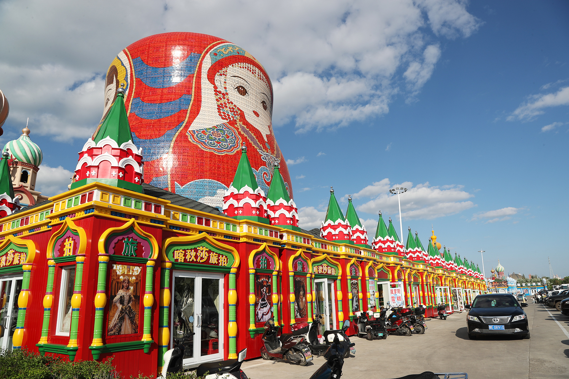 A view of Matryoshka Square in Manzhouli, Hulunbuir, Inner Mongolia. /CGTN