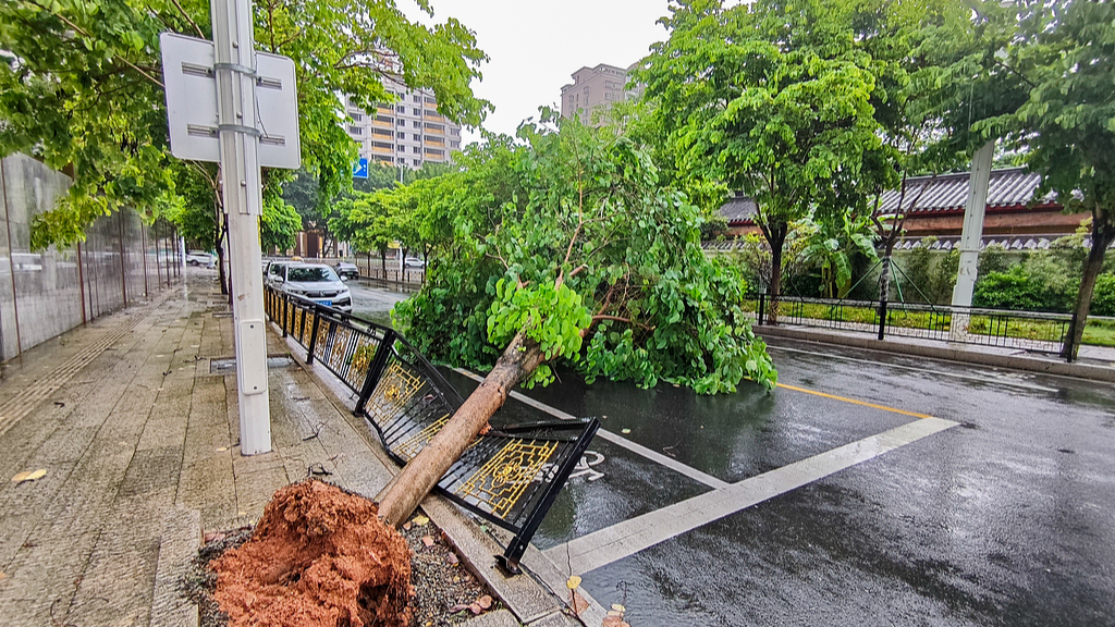 Typhoon Saudel slams into Fujian – its third landfall in China