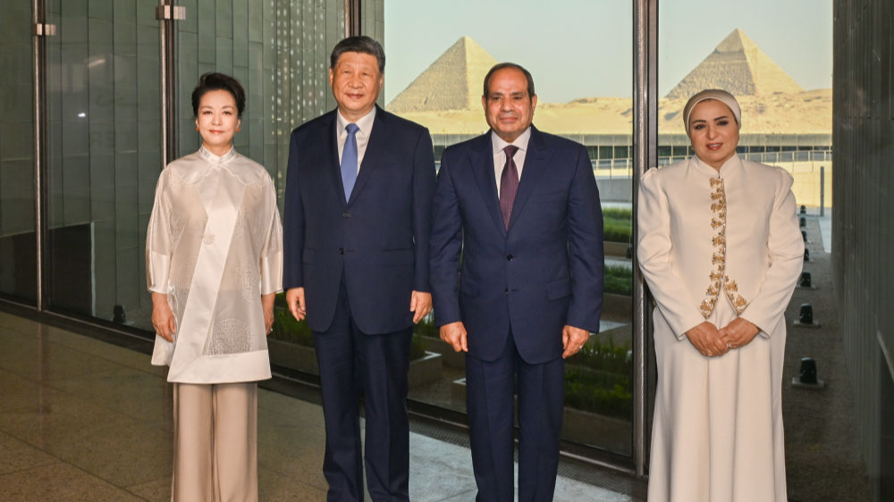 Xi Jinping, Peng Liyuan visit Grand Egyptian Museum