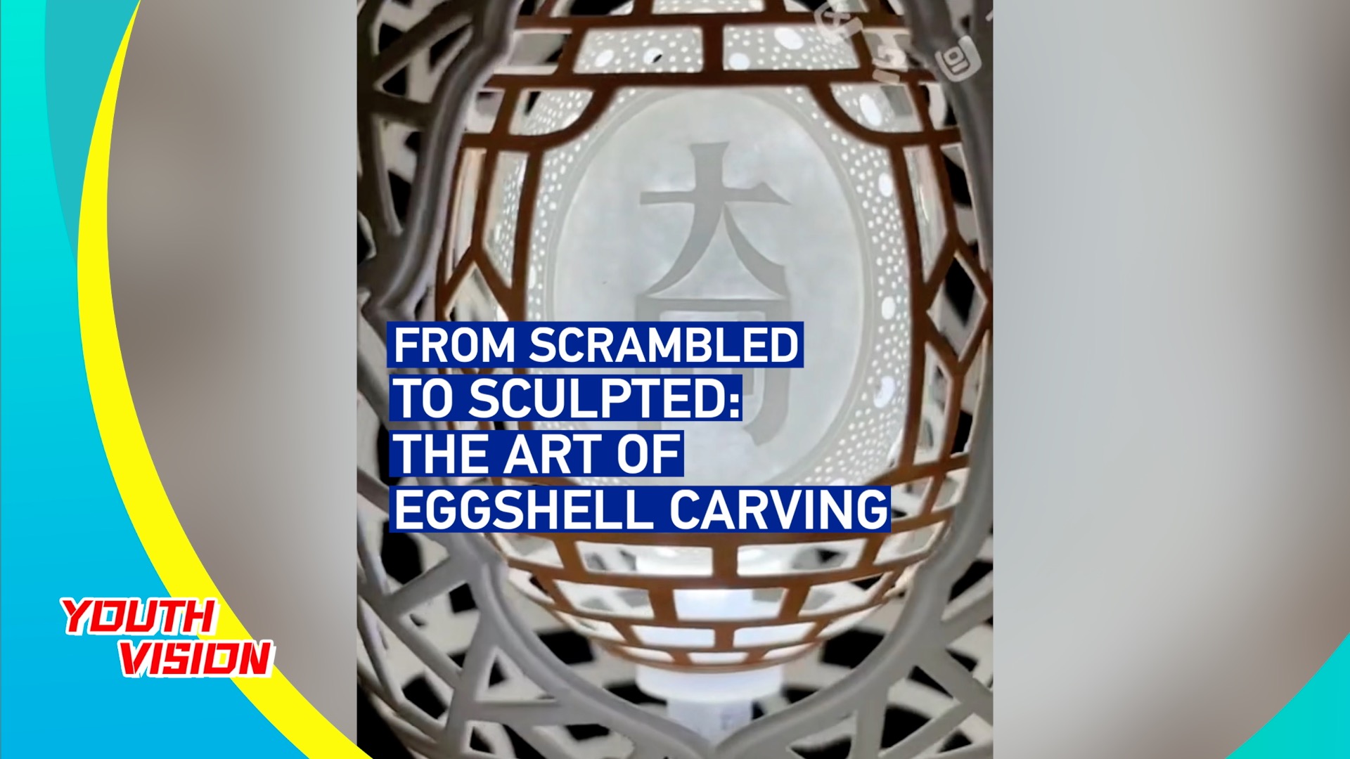 From scrambled to sculpted: The art of eggshell carving