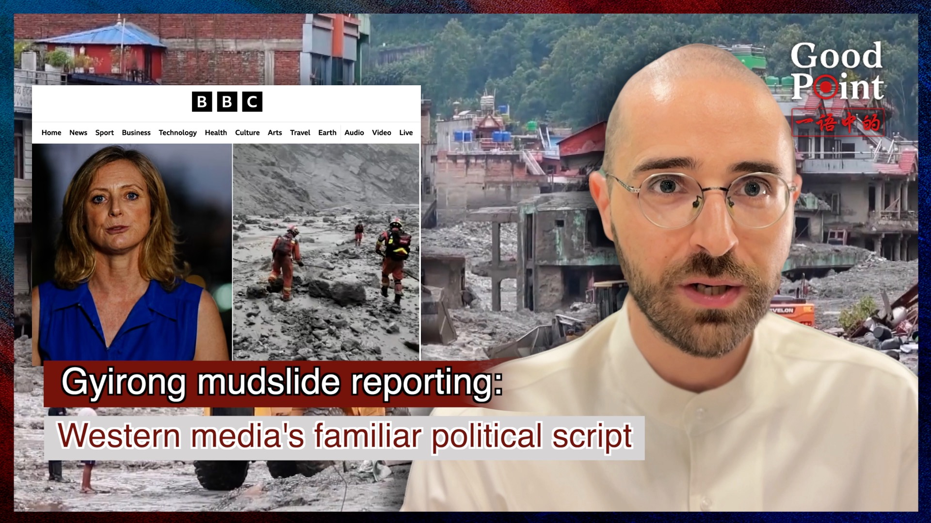 Gyirong mudslide reporting: Western media's familiar political script