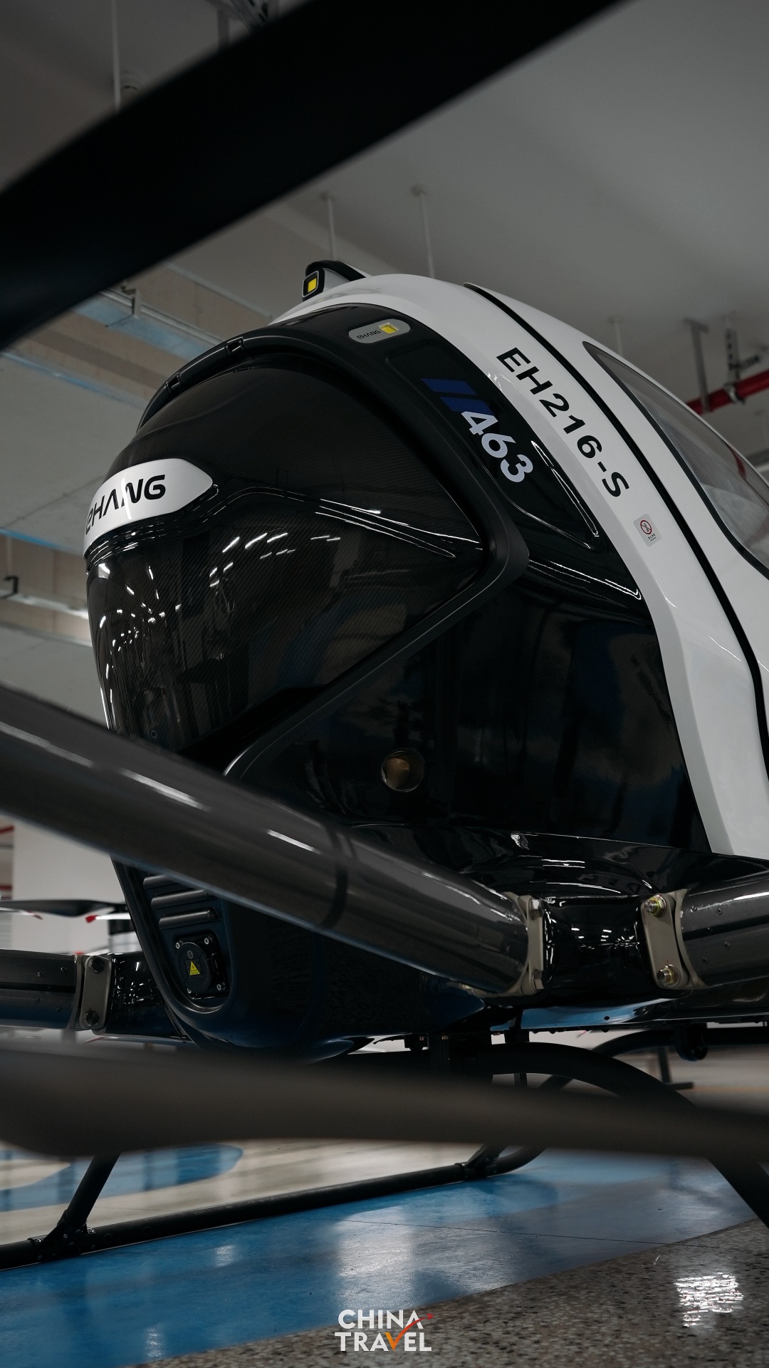 An eVTOL (electric vertical take-off and landing) service has been launched in Hefei. /CGTN