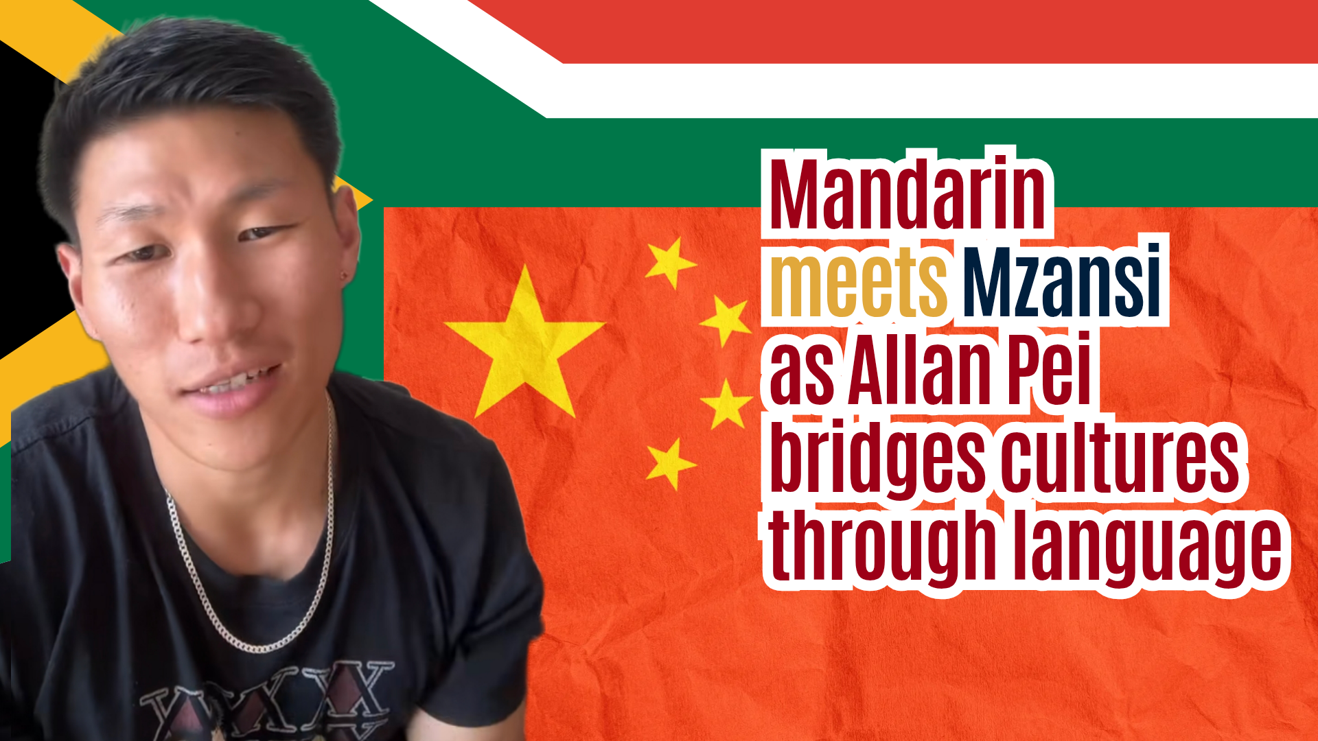 Mandarin meets Mzansi as Allan Pei bridges cultures through language 