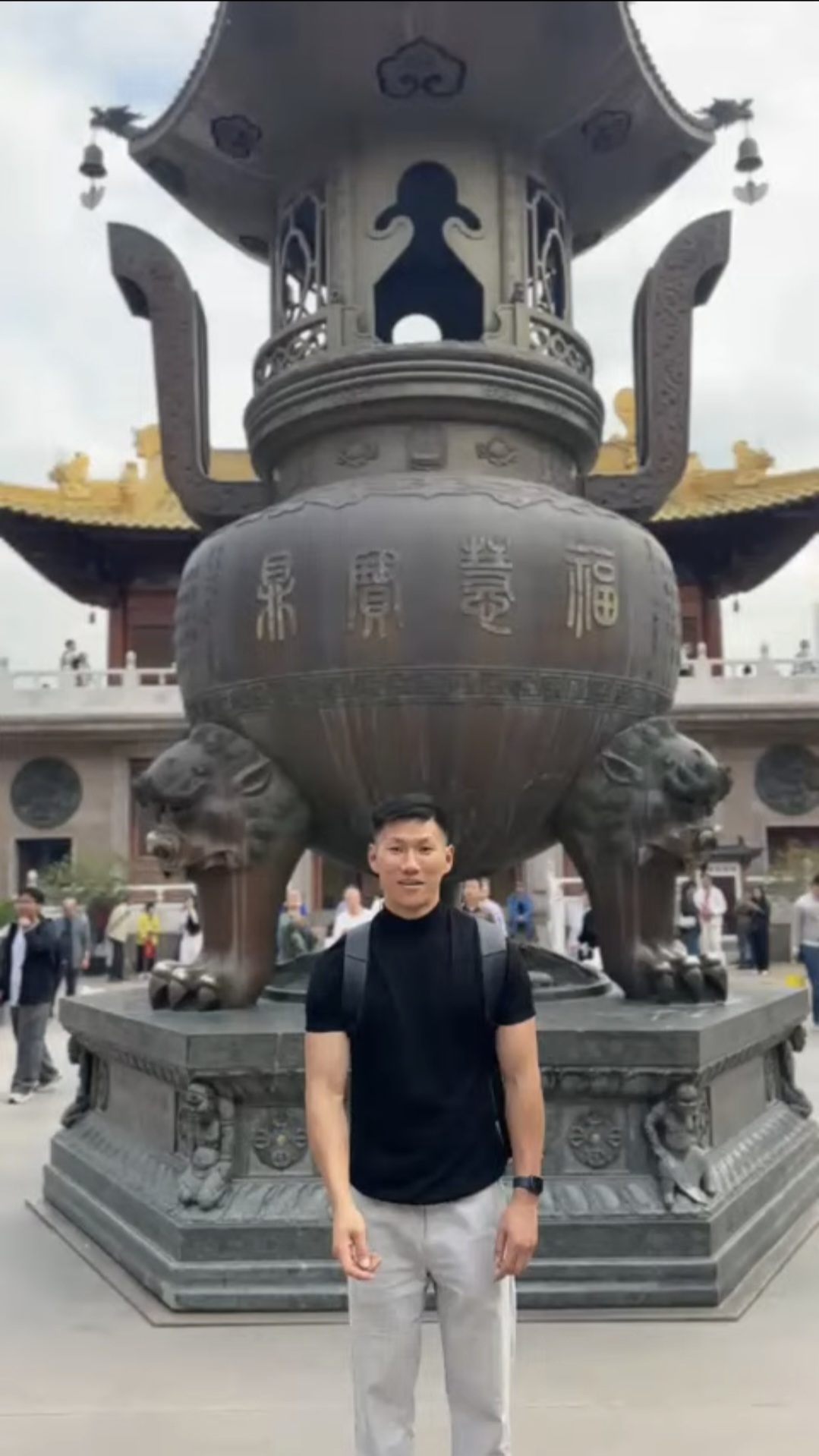 Allan during a recent trip to Shanghai. He still has family living in China, who he tries to visit once a year. /Allan Pei