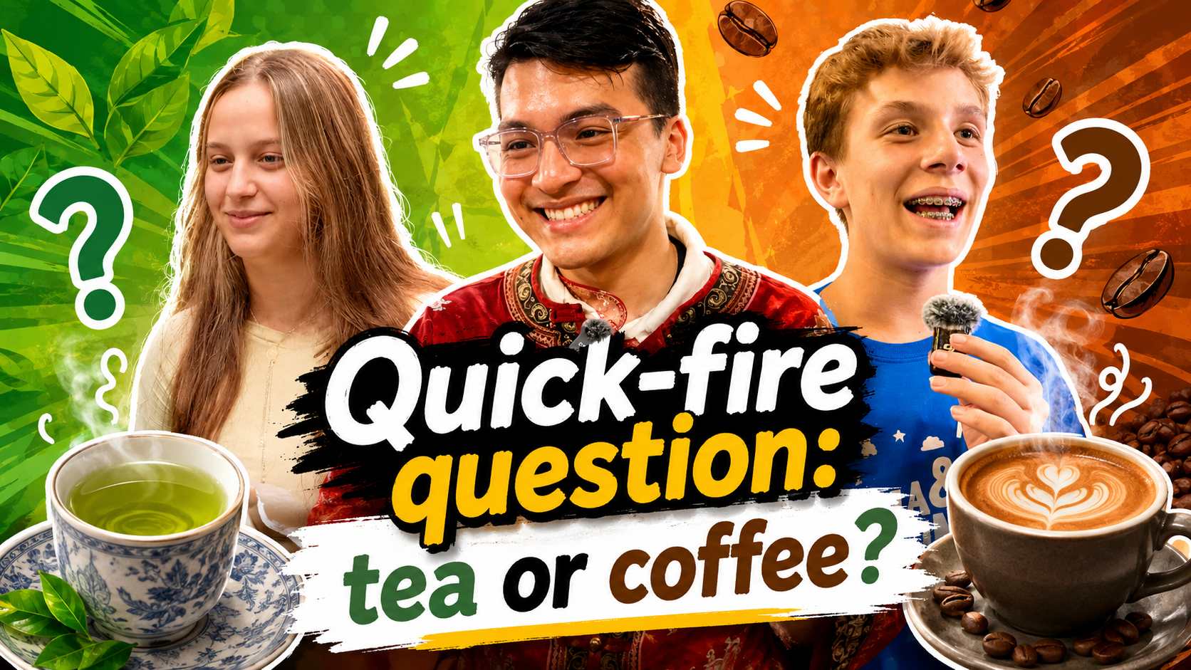 Quick-fire question: Tea or coffee?