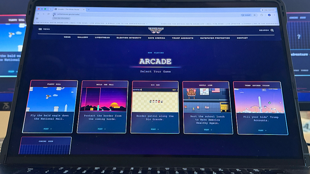 Trump's White House releases deportation video games