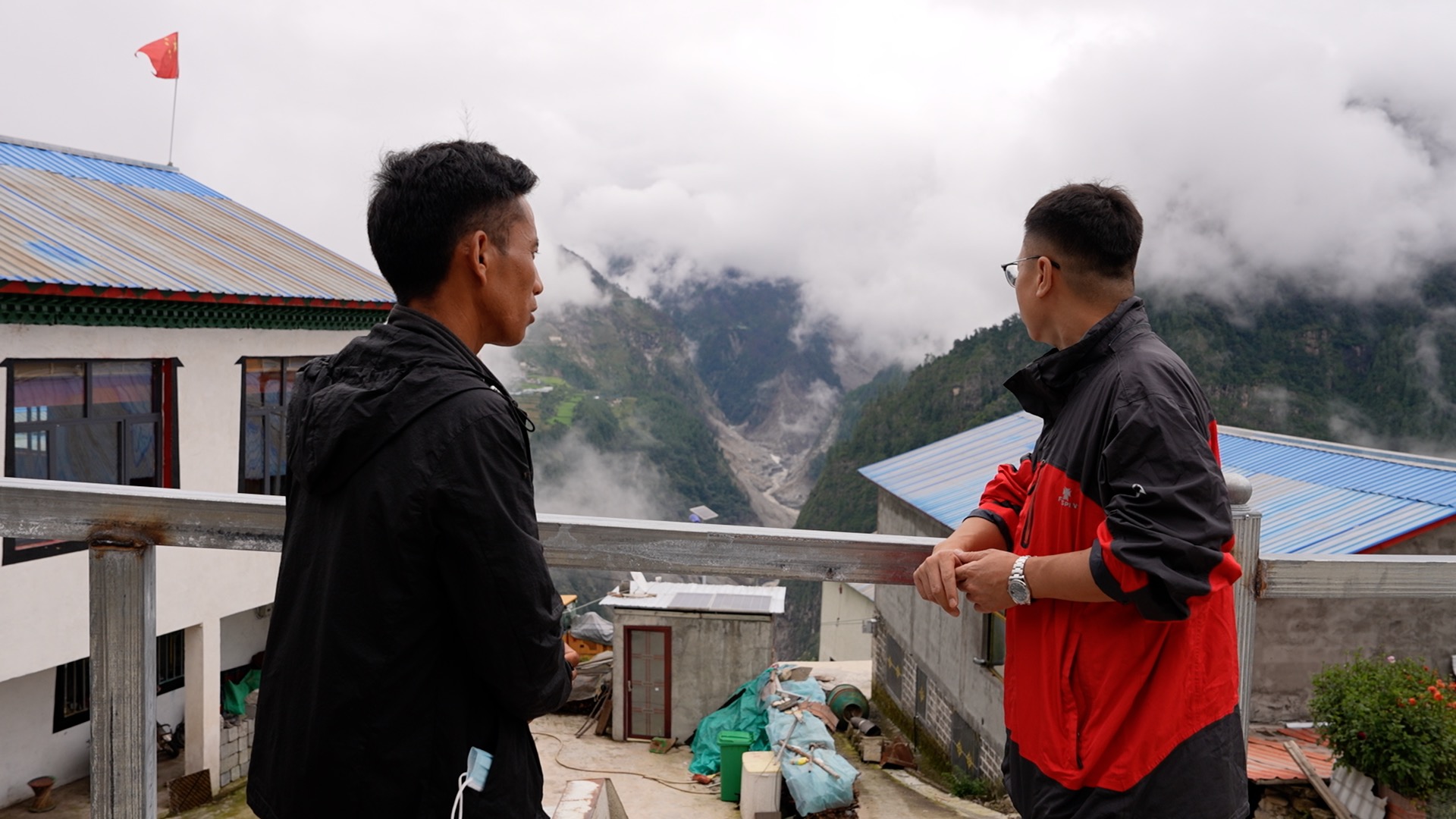 Evacuated village near Gyirong port