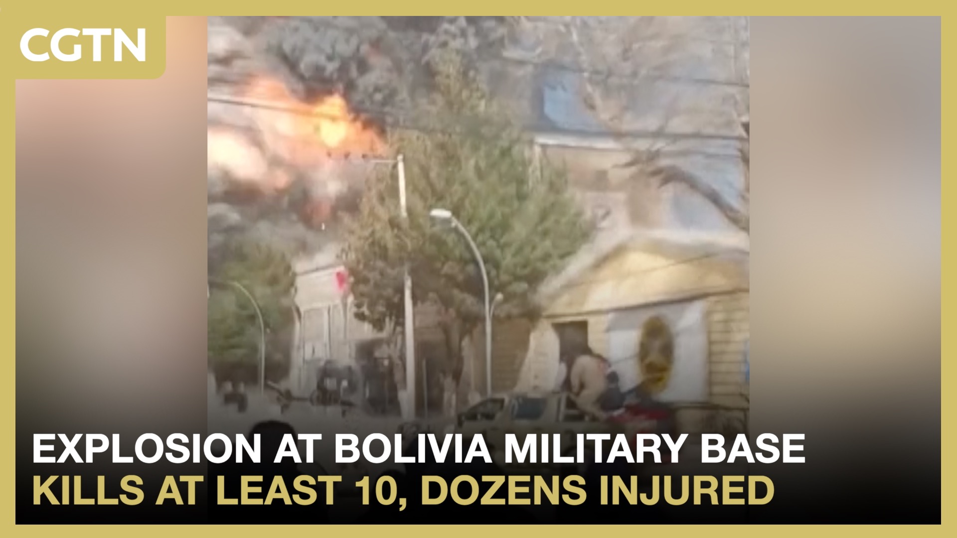 Explosion at Bolivia military base kills at least 10, injures dozens