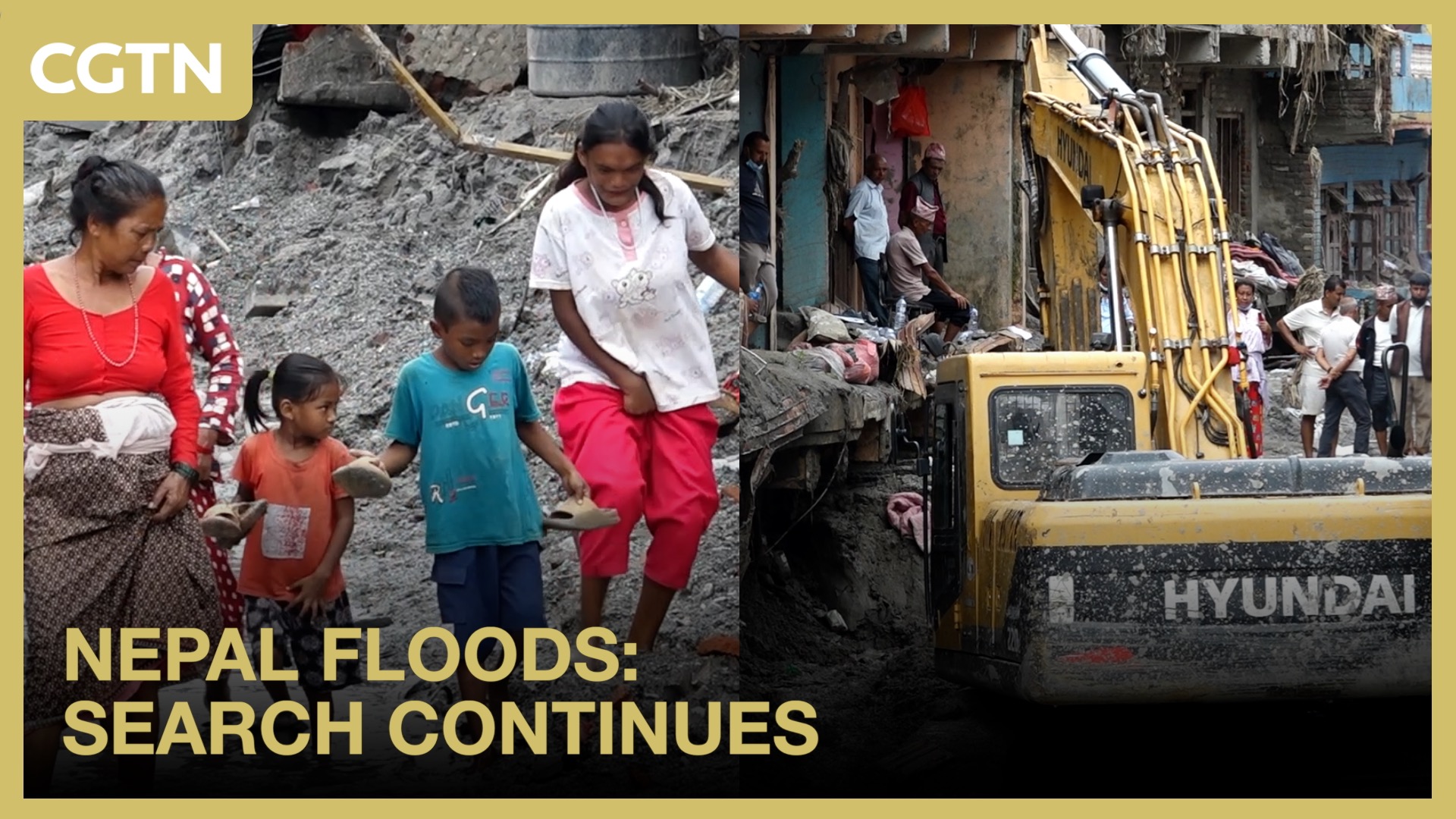 Nepal floods: Search continues amid widespread destruction