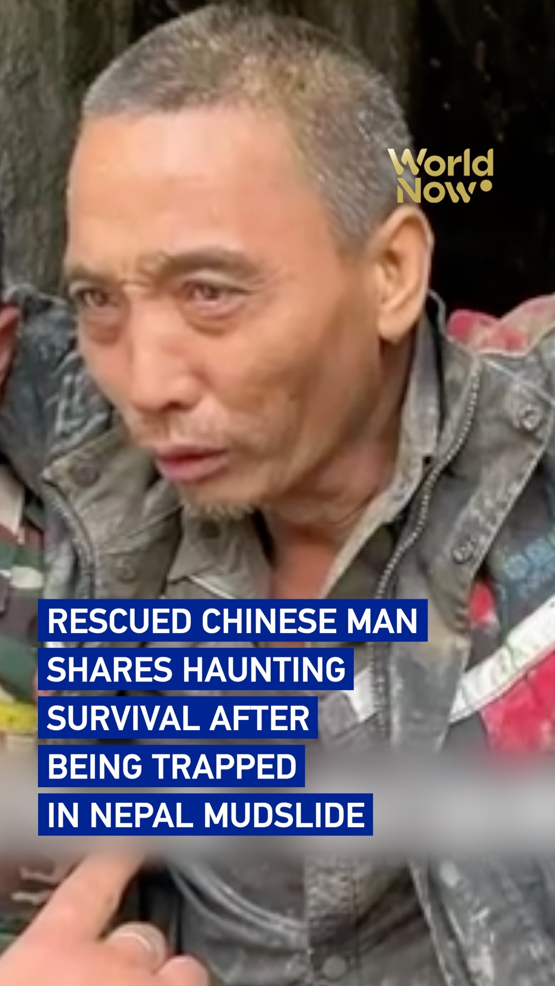Rescued Chinese man recalls harrowing ordeal trapped in Nepal mudslide
