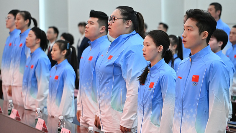 The Chinese delegation for the 20th Asian Games is officially formed in Beijing, September 4, 2026. /VCG