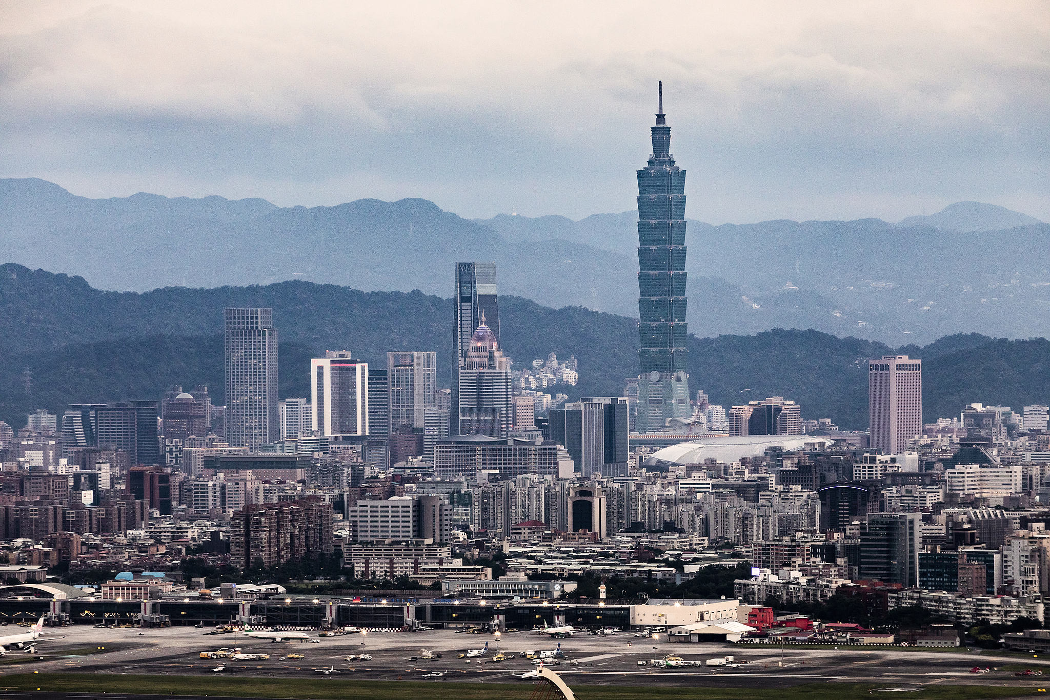 A view of Taipei's cityscape, Taiwan, China, May 24, 2019. /CFP