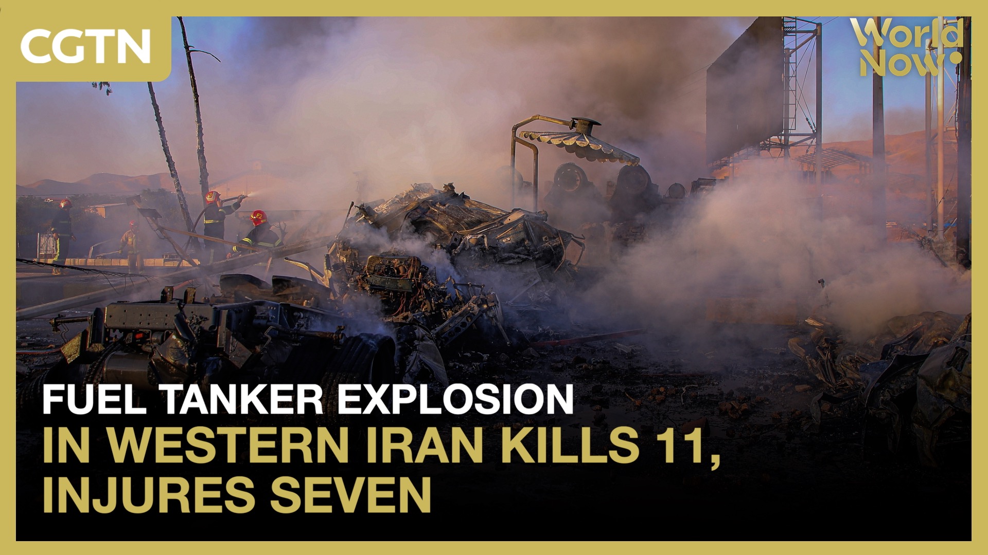 Fuel tanker explosion in western Iran kills 11, injures seven